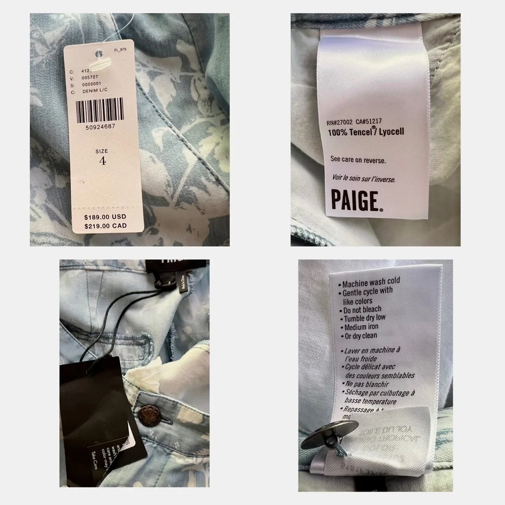 Anthropologie Paige Floral Pants 4 - Picture 12 of 12